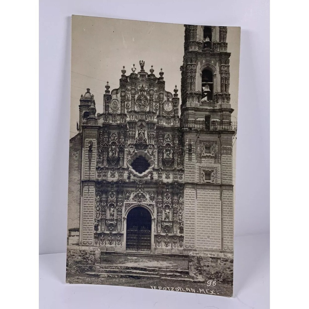 Vintage Real Photo Postcard RPPC‎ Tepozotlan Mexico Unposted Free Shipping
